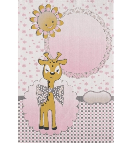 ROYAL HALI Royal Halı Kıds Royal Hello KD25A Pembe Halı