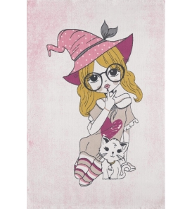 ROYAL HALI Royal Halı Kıds Royal Hello KD26B Pembe Halı