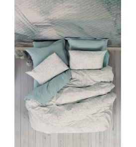 İndirimli Nevresim Takımları Cotton Box Petite Drops Mint Çift Kişilik Nevresim Takımı