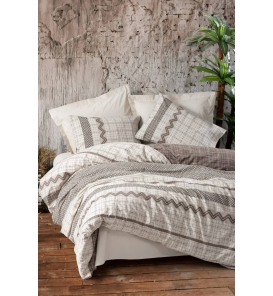 İndirimli Nevresim Takımları Cotton Box Toprak Aren Kahve Çift Kişilik Nevresim Takımı
