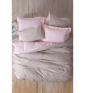 İndirimli Nevresim Takımları Cotton Box Petite Sihu Pembe Çift Kişilik Nevresim Takımı