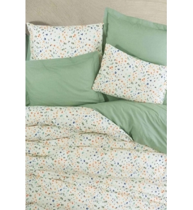 İndirimli Nevresim Takımları Cotton Box Petite Lola Yeşil Tek Kişilik Nevresim Takımı