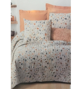 İndirimli Nevresim Takımları Cotton Box Minimal Oniks Karamel Tek Kişilik Nevresim Tk.