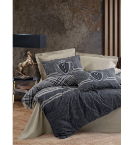 İndirimli Nevresim Takımları Cotton Box Masculine Thor Bej Tek Kişilik Nevresim Takımı