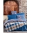 İndirimli Nevresim Takımları Cotton Box Alaçatı Galano Lacivert Çift Kişilik Nevresim Tk.