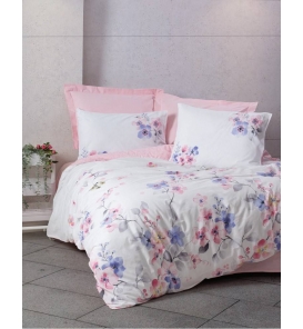 İndirimli Nevresim Takımları Cotton Box Modeline Jayda Pembe Tek Kişilik Nevresim Tk.