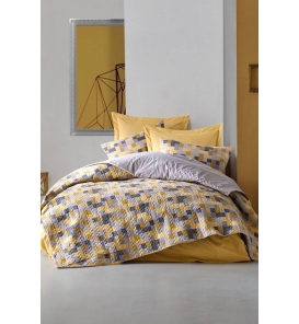 İndirimli Nevresim Takımları Cotton Box Minimal Elon Sarı Tek Kişilik Nevresim Takımı