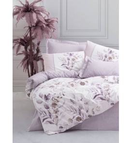İndirimli Nevresim Takımları Cotton Box Modeline Nadia Lila Tek Kişilik Nevresim Takımı