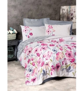 İndirimli Nevresim Takımları Cotton Box Modeline Carla Gri Tek Kişilik Nevresim Takımı