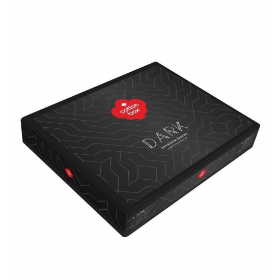 İndirimli Nevresim Takımları Cotton Box Dark Round Gri Çift Kişilik Nevresim Takımı