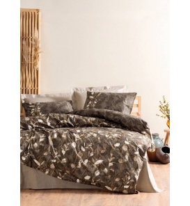 İndirimli Nevresim Takımları Cotton Box Dual Foresta Bej Çift Kişilik Nevresim Takımı