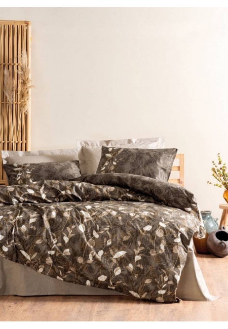 İndirimli Nevresim Takımları Cotton Box Dual Foresta Bej Çift Kişilik Nevresim Takımı