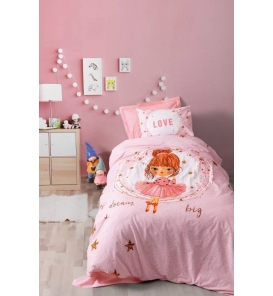 İndirimli Nevresim Takımları Cotton Box Junior Jerry Pembe Tek Kişilik Nevresim Takımı