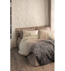 İndirimli Nevresim Takımları Cotton Box Dual Lindon Bej Tek Kişilik Nevresim Takımı