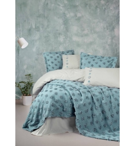 İndirimli Nevresim Takımları Cotton Box Limi Aldo Mint Çift Kişilik Nevresim Takımı