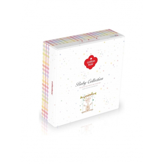 İndirimli Nevresim Takımları Cotton Box Baby Jolly Mavi Nevresim Takımı