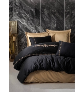 İndirimli Nevresim Takımları Cotton Box Brode Saten Gloria Gold Nevresim Takımı