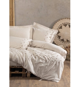 İndirimli Nevresim Takımları Cotton Box Cotton Keten Arie Nevresim Takımı