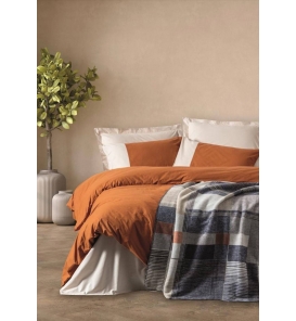 İndirimli Nevresim Takımları Cotton Box Comfy Clement Tarçın Nevresim Takımı