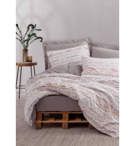 İndirimli Nevresim Takımları Cotton Box Minimal Fleck Vizon Tek Kişilik Nevresim Takımı