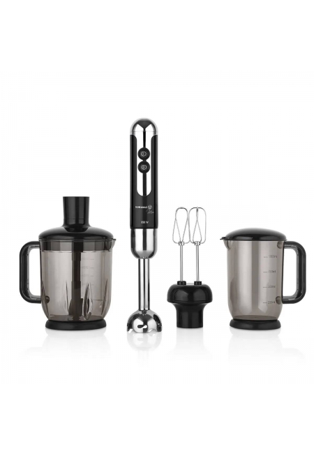 Korkmaz A447-12 Mia Mega Blender Set Siyah/Krom