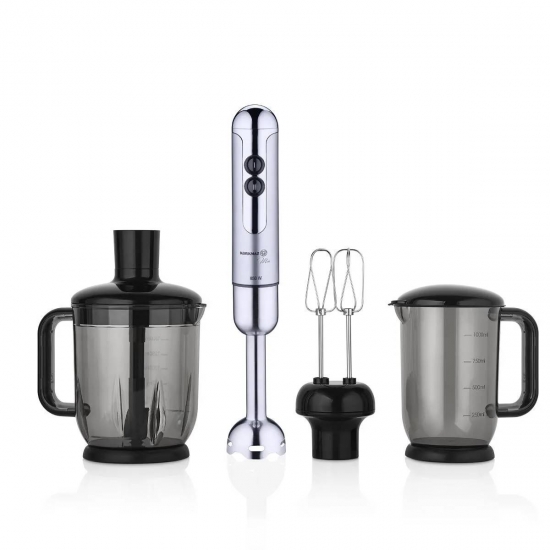 Korkmaz A447-16 Mia Mega Blender Set İnox/Gri