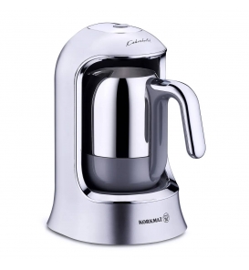 KORKMAZ İndirimli Küçük Ev Aletleri Korkmaz A860-13 Kahvekolik Oto. Kahve Makinesi İnox/gri