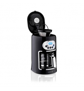 KORKMAZ İndirimli Küçük Ev Aletleri Korkmaz A866 Lcd Filtre Kahve Makinesi Siyah