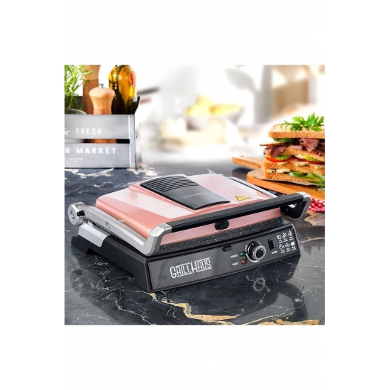 Schafer Grill Haus Tost Makinesi Rosegold