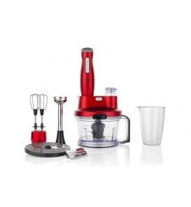 SCHAFER İndirimli Küçük Ev Aletleri Schafer Meister Multi Blender Seti Kırmızı