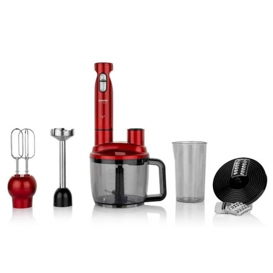 Schafer Chef Blend Mega Blender Seti Kırmızı