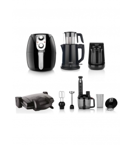 SCHAFER İndirimli Küçük Ev Aletleri Schafer Muhteşem 5 li Kea Set Siyah