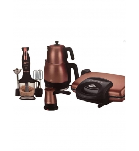 GOLDMASTER İndirimli Küçük Ev Aletleri Goldmaster GM-7717 Çeyiz Seti Rosegold