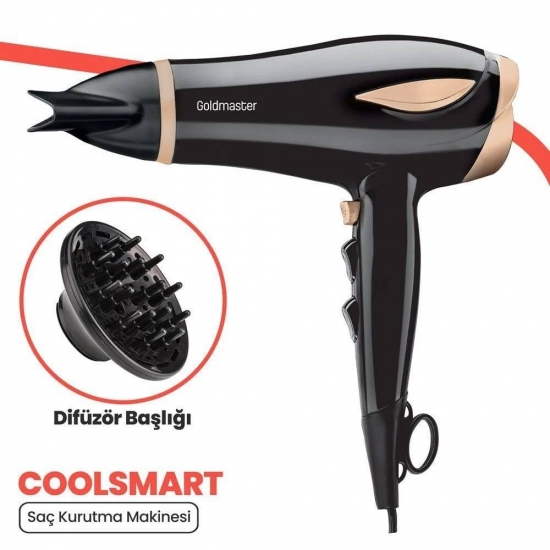 Goldmaster IN-6130 Coolsmart Saç Kurutma Makinesi