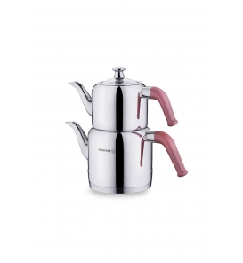 KORKMAZ Çaydanlık Korkmaz A189-01 Riva Çaydanlık Takımı Rosegold