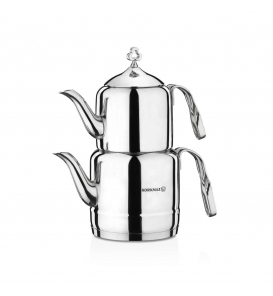 KORKMAZ Çaydanlık Korkmaz A211 Çintemani Çaydanlık Takımı