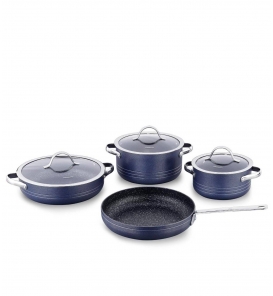 KORKMAZ Tencere Setleri Korkmaz A2891 Azura 7 Parça Tencere Seti