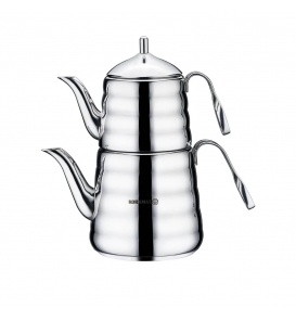 KORKMAZ Çaydanlık Korkmaz A223-01 Petra Çaydanlık Takımı