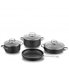 KORKMAZ Tencere Setleri Korkmaz A1371 Galaksi 7 Parça Tencere Seti