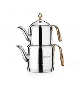 KORKMAZ Çaydanlık Korkmaz A213 Çintemani Çaydanlık Rosegold