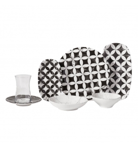 KORKMAZ Kahvaltı Takımı Korkmaz A8744 Doğa Coll. 26 Parça Kahvaltı Takımı