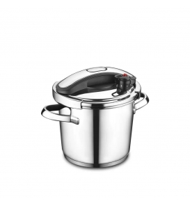 KORKMAZ Tencere Ve Tava Korkmaz A163 Vertex Düdüklü Tencere Siyah