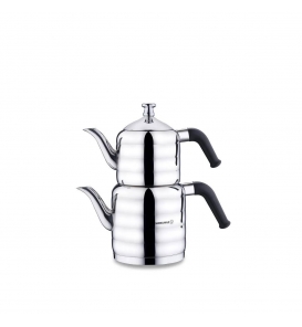 KORKMAZ Çaydanlık Korkmaz A035 Mina Midi Çaydanlık Takımı