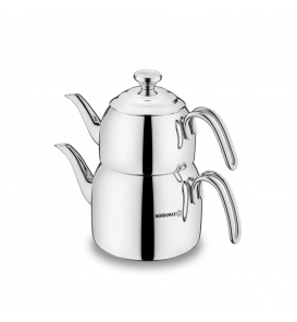 KORKMAZ Çaydanlık Korkmaz A057 Droppa Maxi Çaydanlık Takımı