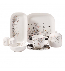 KORKMAZ Kahvaltı Takımı Korkmaz A8625 Kappa Coll. 28 Parça Kahvaltı Takımı