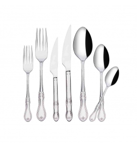 KORKMAZ Çatal Kaşık Bıçak Korkmaz A2562 Hanedan Çatal Kaşık Bıçak Seti 84 Parça