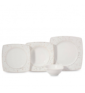 KORKMAZ Yemek Takımı Korkmaz A8091 Zena Coll. 60 Parça Yemek Takımı