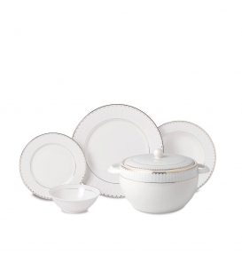 KORKMAZ Yemek Takımı Korkmaz A8369 Perla Coll. 60 Parça Yemek Tk. Yuvarlak