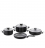 KORKMAZ Tencere Setleri Korkmaz A3891 Lena Seramik 7 Parça Tencere Seti
