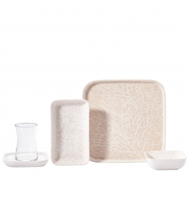 KORKMAZ Kahvaltı Takımı Korkmaz A8854 Plaza Coll. 25 Parça Kahvaltı Takımı